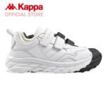 Kappa School Shoes Black White | Double Velcro Comfortable Shoes for Boys Girls | Primary Secondary School | KAAFB960
